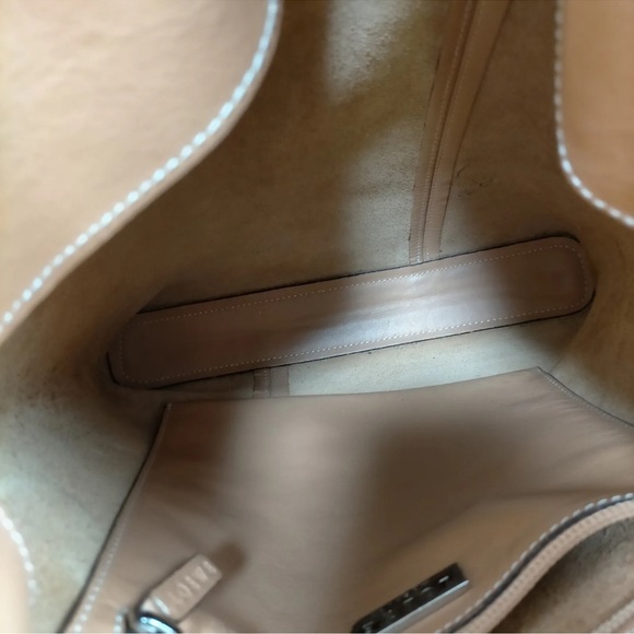 LOEWE Tote Bag Beige Leather - Picture 8 of 10